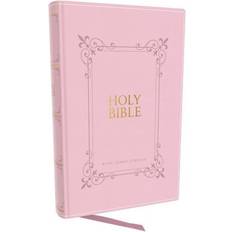 KJV Holy Bible: Large Print with 53,000 Center-Column Cross References, Pink Leathersoft, Red Letter, Comfort Print Thumb Indexed King James Version