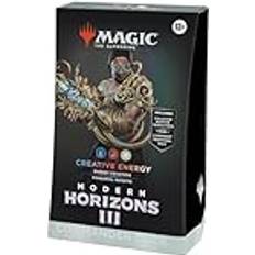 Magic: The Gathering Modern Horizons 3-kortlek – Creative Energy kortlek om 100 kort, ett prov på en samlarbooster med 2 kort tillbehör English Version