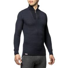 Woolpower Zip Turtleneck Underställ Dark Navy