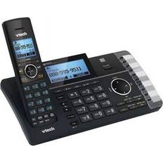 Landline Phones Vtech DS6251 DECT 6.0 Expandable 2-Line Cordless Phone with Smart Call Blocker Answering System and Caller ID 1 Handset Black