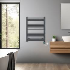 Heated Towel Rails NRG Anthracite, 800x600mm Straight