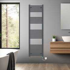 Heated Towel Rails NRG Anthracite, 1800x500mm Straight