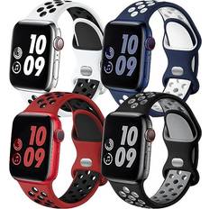 Mascot 4 Pcs Sport Bands Apple Watch 41mm 40mm 38mm