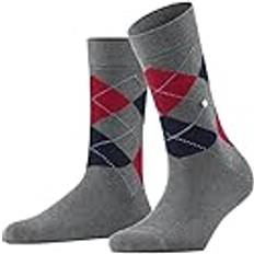 Dame - Ternede Strømper Burlington Queen W SO Cotton Patterned Socks - Grey