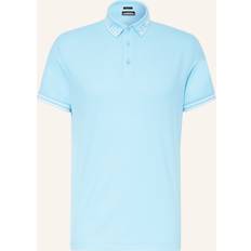 J.Lindeberg Herre Pikéskjorter J.Lindeberg Austin Regular Fit Golf Polo, Light Blue, Short Sleeve Top