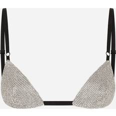 Silk Bras Dolce & Gabbana Crystal mesh bra