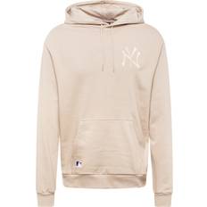 Bekleidung New Era Oversized Hoodie York Yankees - Ash Brown/Off White