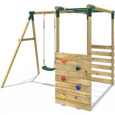 Monkey bars Rebo Monkey Bars Solar, Green Wooden Children's Garden Swing Set with Monkey Bars