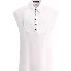 Dolce & Gabbana Poloshirts Dolce & Gabbana Sleeveless Shirt White