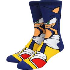 BioWorld Adult Sonic the Hedgehog Modern 360 Character Socks Blue/Red/Yellow