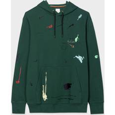 Paul Smith Green Ink Marks Hoodie Greens