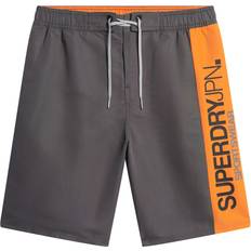 Superdry Swimwear Superdry Men's Sportswear Logo 19Inch Recycled Boardshorts Dark Grey