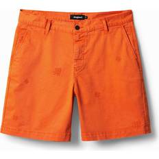 Embroidery Shorts Desigual Bermudas Stickereien ORANGE ORANGE, 34