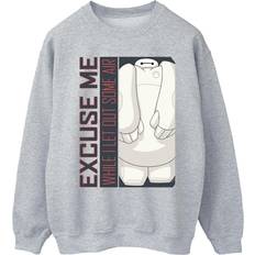 Vêtements Disney Big Hero Baymax Excuse Me Some Air Sweatshirt Grey