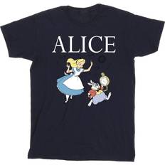 Oberteile Disney Alice In Wonderland Follow The Rabbit T-Shirt Navy