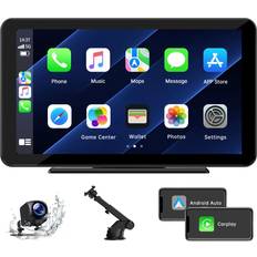 Lamtto Portable 1080P Backup Camera with Apple Carplay & Android HD