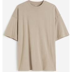 T-shirts & Tank Tops H&M & Oversized Fit T-shirt Brown