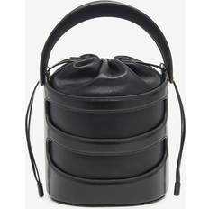 Leer Emmertassen Alexander McQueen The Rise Leather Bucket Bag