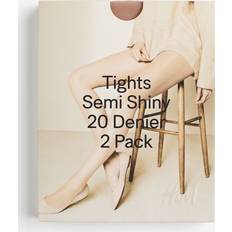 H&M Tights & Stay-Ups H&M Ladies Beige 2-pack denier tights