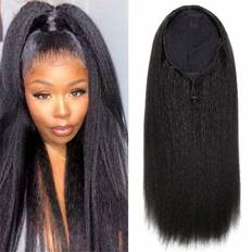 Shein Kinky Straight Ponytail Extension, Afro Curly Drawstring Ponytail 20 Long Kinky Straight Ponytail