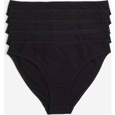 H&M Knickers H&M Ladies Black 5-pack cotton briefs