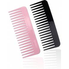 Multicolour Hair Combs Shein pcsSet Womens Multicolor Detangling Wide Tooth Comb Portable AntiStatic Comb Ideal Daily