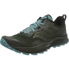Saucony Women's Peregrine Trail Running Shoe, Pine/Marine