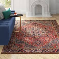 Mercury Row Cassiopeia Flatweave Rug Blue cm