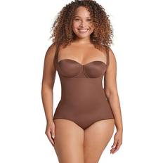 Brown Shapewear & Under Garments Victoria's Secret Leonisa Shapewear Plunge Back Classic Sculpting Body Shaper, Brown, Women's