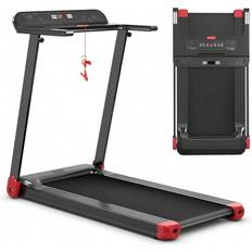 Shein Folding Treadmill, Electric Treadmill With 12 Preset Programs, App Control, Bluetooth Speaker, LED Monitor And Device Holder, Portable Treadmill For A