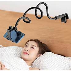 Mobile stand tv Shein 1pc New Arrival Thickened Carbon Steel Mobile Phone Holder Stand For Bedside Watching Tv, Universal For Smartphones