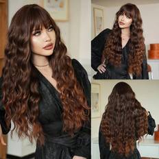 Shein 7JHHWIGS Brown Blonde Wig Loose Super Long Wavy Wig For Women Fashion