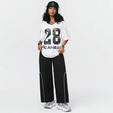 Shein Camouflage Printed Baseball Jersey T-Shirt