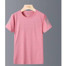 Silk T-shirts Shein QuickDrying Cooling LooseFitting Short Sleeve Sports TShirt Made Of Ice Silk Fabric