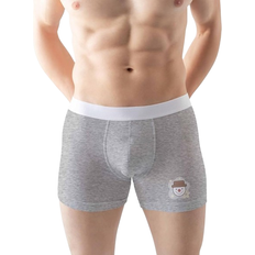 Durable - Men Men's Underwear Green Fish Men's Boxer Briefs - Grey