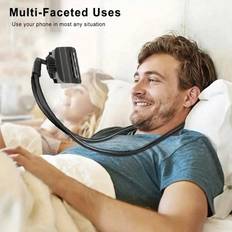 Shein Creative Neck Hanging Retractable Lazy Phone Holder, Universal Desktop & Bedside & Car Mount For Hands-Free Operation