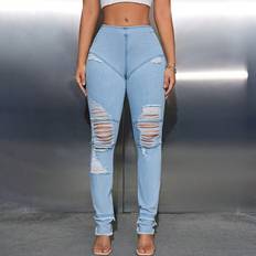 Shein Washed Ripped Jeans