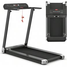 Shein Folding Treadmill, Electric Treadmill With 12 Preset Programs, App Control, Bluetooth Speaker, LED Monitor And Device Holder, Portable Treadmill For A