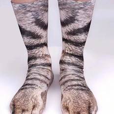 Fabric - Unisex Underwear Shein Pair Unisex Printed Animal Patterned MidCalf Socks Fun Socks