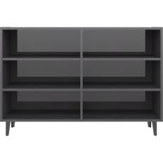 vidaXL 806048 High Gloss Grey Buffet 103.5x70cm