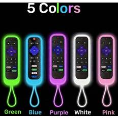 Remote Controls Shein Silcone Remote Control Cover For Roku TV Remote