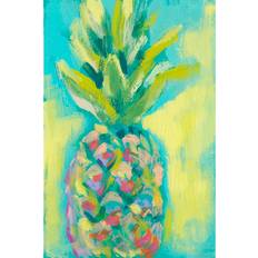 Sansibar Home Leinwandbild Vibrant Pineapple II Jennifer Goldberger