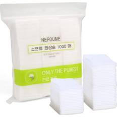 Shein 1000Pcs Ultra-Thin Square Non-Woven Pads Makeup Wipes For Removing Makeup, Nail Polish, Cleansing Face And Eye Area, Makeup Remover Pads, Skincare, Li