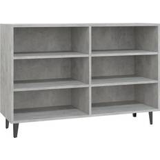 vidaXL 806044 Concrete Grey Buffet 103.5x70cm