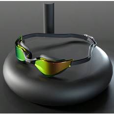 Sim- & Vattensport Shein 1pc Unisex Adult & Teenage Silicone Swimming Goggles With Anti-Fog, Leak-Proof, Clear Wide View, Uv Protection
