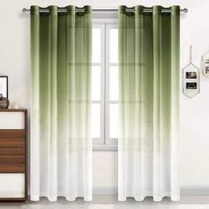 Gardiner & Tillbehör Shein 1pc Ombre Window Curtain