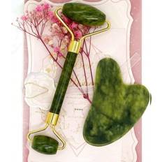 Shein Natural Jade Roller And Gua Sha Set Jade Face Roller