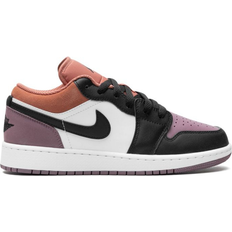 Nike Air Jordan 1 Low SE GS - White/Sky J Orange/Sky J Mauve/Blac