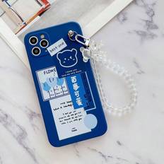 Shein Bear Pattern Anti-Fall Grip Case for iPhone