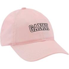 Pink - Women Headgear Ganni Embroidered Logo - Lilac